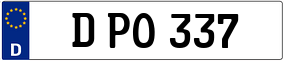 Truck License Plate